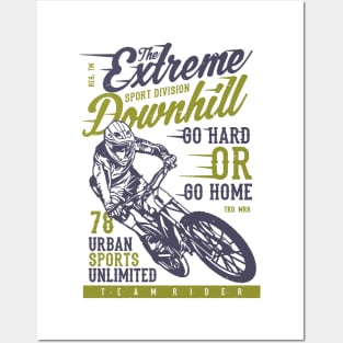 Extreme Downhill Team Rider Posters and Art